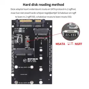 Adaptador M.2 MSata a Sata 2.5 3.0. M0162 miniatura 5