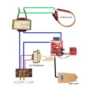 Placa controladora para soldadora de punto 100A M0377 miniatura 4
