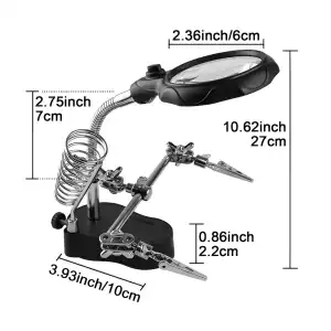 Lupa de Clip 3,5x 12X, M0076 miniatura 3