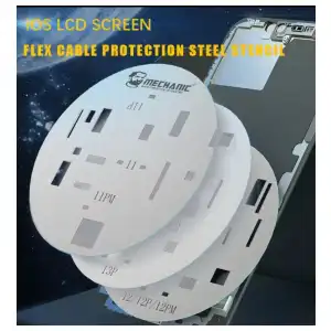 Kit Mechanic-plantilla de acero UFO, protección de pantalla LCD para iPhone 11, 12, 12mini, 12Pro max, 13. Stencil M0490 miniatura 1