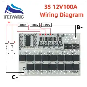 Bms 3s 100a miniatura 1