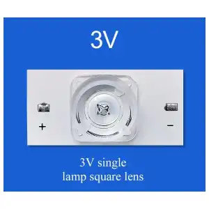 Led con difusor Cuadrado 3 V  M0004 miniatura 1