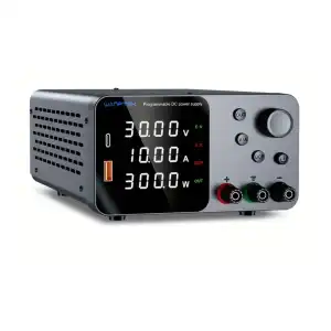 Fuente Wanptek 30v 10 A TPS3010 miniatura 1