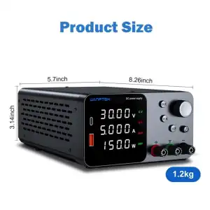 Fuente Wanptek 30v 10 A TPS3010 miniatura 3