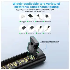 Probador de transistores triodo, capacimetro de resistencia MOS PNP PMOS NMOS IGBT 431 ITBT, M0717 miniatura 4