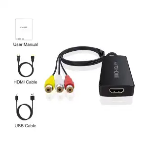 Adaptador RCA a HDMI con cable M0385 miniatura 4