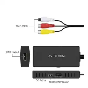 Adaptador RCA a HDMI con cable M0385 miniatura 3