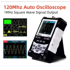 TOOLTOP-osciloscopio Digital portátil ET120M, 120MHz M0307 miniatura 4