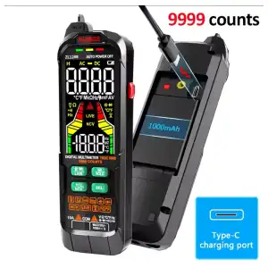 Multimetro inteligente Recargable  ZL126A M0386 miniatura 1