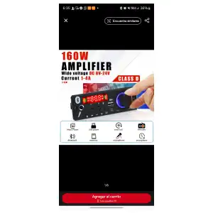 MP3 BLUETOOH 160w 12v  AMPLIFICADOR M0387 miniatura 4