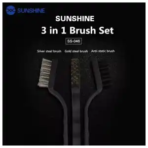Set de brochas SUNSHINE 3 en 1. M0129 miniatura 3