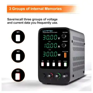 Fuente de alimentación de CC  APS3010H 30V 10A M0260 miniatura 1