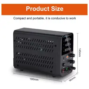 Wanptek fuente CC 30v 10A programable WPS30110H M0509 miniatura 5