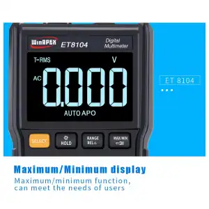 Multimetro WINAPEX ET8104  M0314 miniatura 3