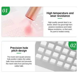 KIT DE STENCIL CPU PARA XIAOMI M0758 miniatura 2