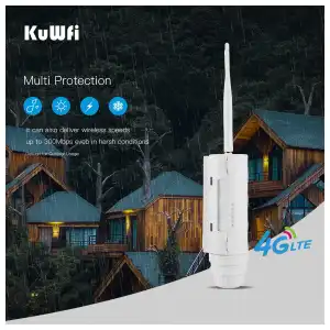 KuWFi 4G Router WIFI para exteriores 300Mbps impermeable  M0315 miniatura 2