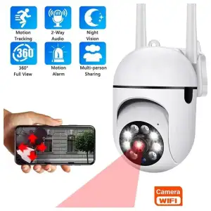 Cámara de vigilancia de seguridad inalámbrica para exteriores, cámara IP de 2MP, 108OP, M0764 miniatura 1