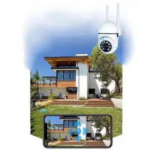 Cámara de vigilancia de seguridad inalámbrica para exteriores, cámara IP de 2MP, 108OP, M0764 miniatura 3