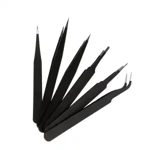 Kit de pinzas antiestáticas. M0165 miniatura 3