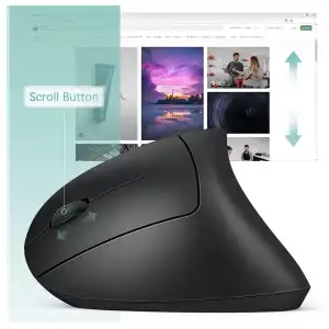 MOUSE vertical ergonómico 2,4 GHz inalámbrico ratón óptico M0391 miniatura 5