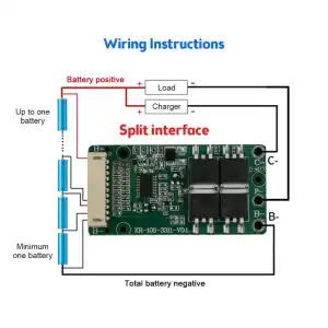BMS 10S 36V 15A M0520 miniatura 4