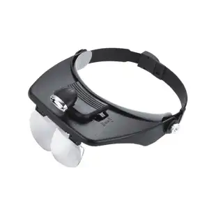 Lupa binocular de cabeza con luz LED, 4 lentes . Lupa de alta definición para multiusos. Herramienta de injerto de apicultura. M0522 miniatura 6