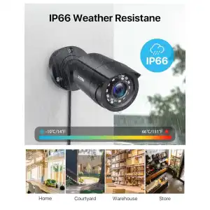 ZOSI Camaras de seguridad  8 canales 1080P con disco duro de 1 TB M0318 miniatura 2