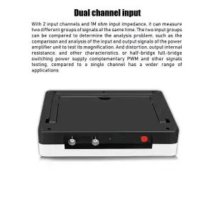 FNIRSI-1013D Osciloscopio de tableta Digital de doble canal 10OM de ancho de banda 1GS velocidad de muestreo mini tableta osciloscopio digital M0780 miniatura 10
