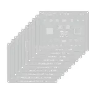 Plantilla Iphone 11 a 16  DIYPHONE de 0,12 mm BGA Stencil M0526 miniatura 1