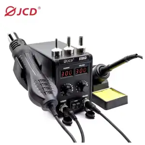 Estación de soldadura JCD 8586D 2 en 1 caliente de 750W M0395 miniatura 1