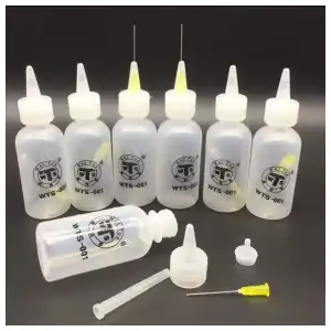 Botella aplicadora de precisión para electrónica. Wei Tus. WTS-001 miniatura 2