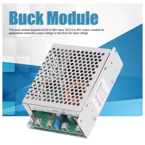 Convertidor de voltaje Buck DC a DC 50A 1000W con fan. M0167 miniatura 1