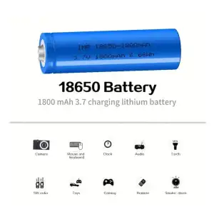 Bateria de litio recargable 18650 3.7v 1800mAh M0045 miniatura 5