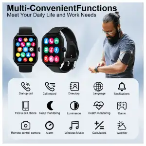 Reloj Inteligente  H6 Llamadas bluetooth, monitor de salud y actividad. M0397 miniatura 6