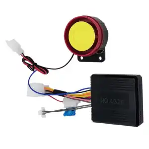 Sistema de alarma para moto de gasolina 12v antirrobo por control remoto  1-via y entrada sin llave. miniatura 3