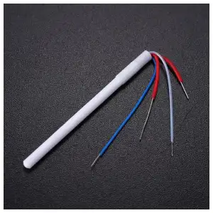 Resistencia cerámica para cautin 50W 24V. Núcleo calefactor 1322 de cuatro cables para estaciones de soldado. miniatura 1