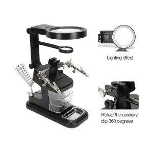 Lupa 3 en 1 con luz led  M0323 miniatura 5