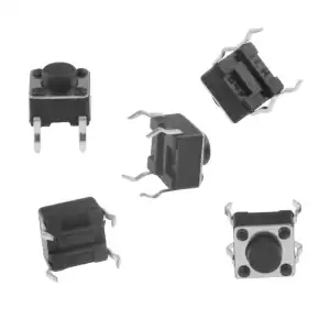 Boton 6x6x4.5mm Microswitch (100U) M0056 miniatura 1