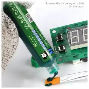 Kit UV de mascara de soldadura verde M0266 miniatura 4