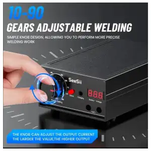 Soldador por puntos SEESII 8000W Portatil con pedal y ajuste de potencia(punteadora) miniatura 5