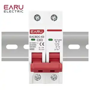 Mini breaker DC 1000V . Protección 63A 2P. M0542 miniatura 2