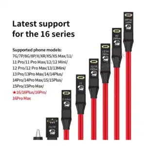 Cable de Arranque DC para iPhone 7 al 16 Pro Max M0235 miniatura 6