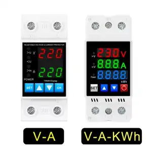 ⚡ Protector de Voltaje Ajustable en Riel Din 40A 230V miniatura 3