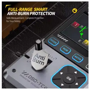 Osciloscopio digital, tester de componentes y generador de señal M0401 miniatura 4