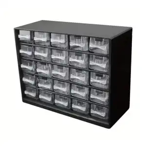 25 Gabetero Multiusos para Organización de Componentes – Negro M0327 miniatura 3