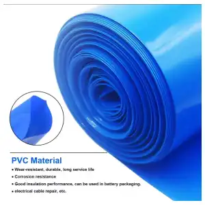Tubo termorretractil PVC Azul 1 metro M0403 miniatura 3