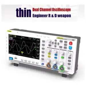 Osciloscopio FNIRSI 1014D 2 in 1 con GENERADOR DE SEÑALES miniatura 5