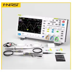 Osciloscopio FNIRSI 1014D 2 in 1 con GENERADOR DE SEÑALES miniatura 4