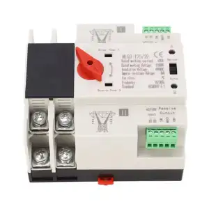 Conmutador de Transferencia Automática de Doble Potencia AC110V 100A M0551 miniatura 1