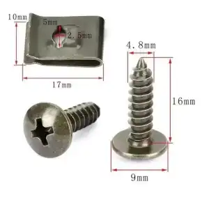 10pcs de Tornillos sujetadores M0037 miniatura 1